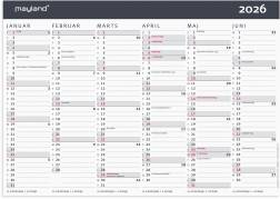 Kontorkalender Moderne A4 2026