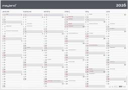 K&aelig;mpekalender Moderne 2x6 mdr. papir r&oslash;r 2026