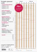 Projektplanner falset t/A4 2026 80x29,7cm brun 26 1050 00