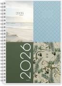 A5 ugekalender h&oslash;jformat m/4 illu. PP-plast 2026