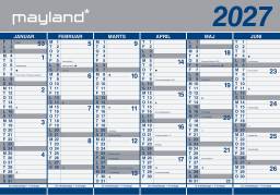 K&aelig;mpekalender 2x6 mdr. papir 2027 (i papr&oslash;r)