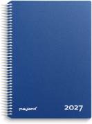 Timekalender bl&aring; PP-plast 2027