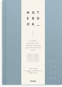 Notebook Textile light blue lined A5