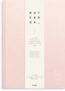 Notebook Textile pink lined A4