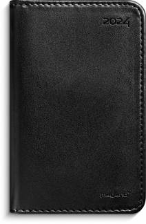 Nano Planner kunstskind sort tv&aelig;rformat 2024 6,3x10,7cm 