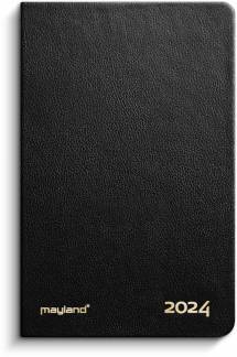 Lommekalender kunstskind sort sort 7x10cm tværf 2024 1620 10