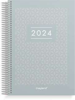 Timekalender Soft Trend 16,8x23,5cm 1 dag/side 2024 2180 30 