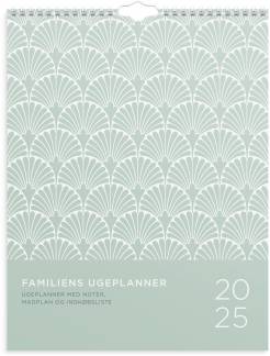 Familiekalender Ugeplan m. lister 2025