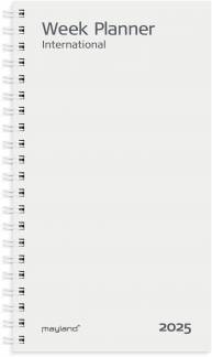 Week Planner International tværformat REFILL 2025