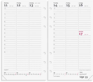 System PP ugekalender højformat REFILL 2025