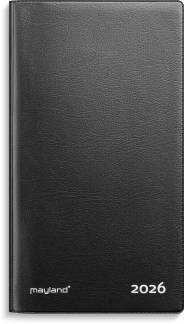 Index Planner m&aring;nedskalender sort vinyl 2026