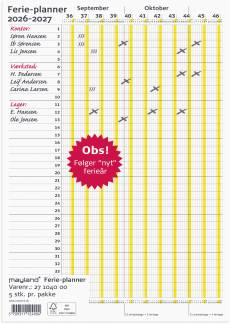 Ferie Planner 2026/2027