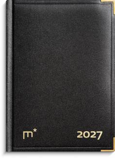 &Aring;rbog dagkalender sort kunstskind indbundet 2027