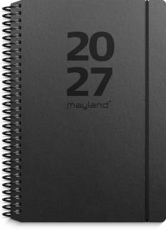 A6 ugekalender tv&aelig;rformat matsort genbrugskarton 2027