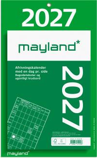 K&aelig;mpeafrivningskalender m/bagsidetekst 2027