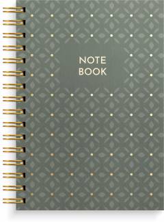 Notebook A5 green pattern