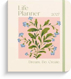 Life Planner Delicate Flowers 2027