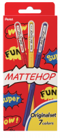 Pentel K110-V7STA MATTEHOP Gelroller 1mm "ORIGINAL"  Sæt