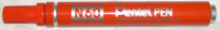 Pentel N60-B Permanent marker 3,9-5,8 mm Rød