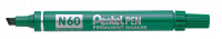 Pentel N60-D Permanent marker 3,9-5,8 mm Grøn