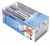 Pentel MWL5M-4N Maxiflo Whiteboardmarker 3,5 mm Sæt m. viskepude