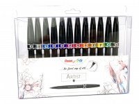 Pentel SESF30C-12 ARTIST Sign Pen Sæt