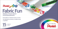 Pentel PTS2-15 Tekstil farver Sæt