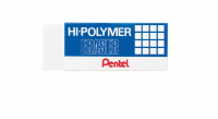 Pentel ZEH-10 Hi-polymer Viskelæder Medium Hvid