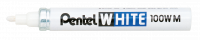 Pentel X100W-M WHITE Blisterkort 3,9mm Hvid