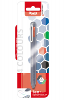 Pentel XBXC470DC/1 iZee Kuglepen 4-farver 1mm sort,rød,blå,grøn