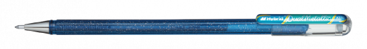 Pentel K110-DCX Dual Met. Roller 1mm Blå/Metallic grøn