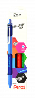Pentel BX467-4 iZee Kuglepen 0,7mm Sæt