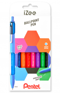 Pentel BX470-8 iZee Kuglepen 1mm Sæt