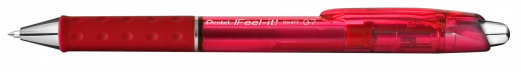 Pentel BX477-B Feel-it Kuglepen 0,7mm Rød