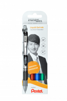 Pentel BL77-4 EnerGel Roller 0,7mm Sæt