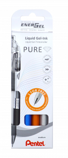 Pentel BL77TL-4* EnerGel PURE Roller 0,7mm Sæt