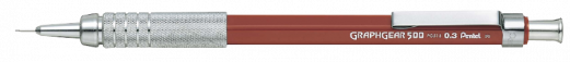 Pentel PG523-E GRAPHGEAR 500 Stiftblyant 0,3mm Brun