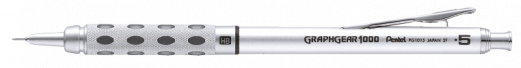 Pentel PG1015-A GRAPHGEAR 1000 Stiftblyant 0,5mm Sølv