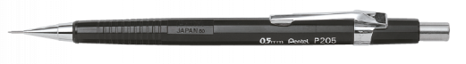 Pentel P205-A Automatic Stiftblyant 0,5mm Sort