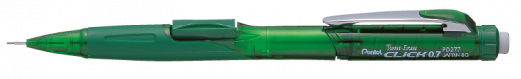 Pentel PD277T-D Twist-Erase CLICK Stiftblyant 0,7mm Grøn