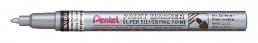 Pentel MSP10-Z Paint Marker 1,2 mm Sølv