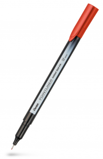 Pentel S40-B POINTLINER COLOUR Fineliner 0,4mm Rød