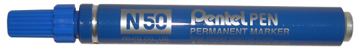 Pentel N50-C Permanent Marker 2 mm Blå