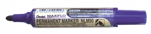 Pentel NLM50-C Maxiflo Permanent Marker 2 mm Blå