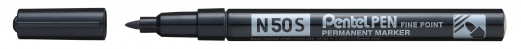 Pentel N50S-A Permanent Marker 1 mm Sort