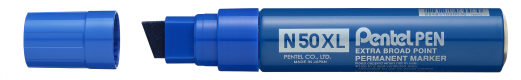 Pentel N50XL-C Permanent Marker 7-17 mm skrå spids Blå