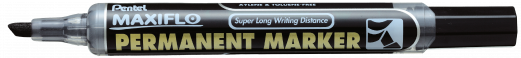 Pentel NLF60-A Maxiflo Permanent marker 2-4,5 mm Sort