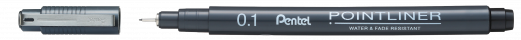 Pentel S20P-1A POINTLINER Fineliner 0,1mm Sort
