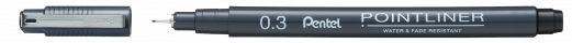 Pentel S20P-3A POINTLINER Fineliner 0,3mm Sort