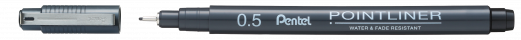 Pentel S20P-5A POINTLINER Fineliner 0,5mm Sort